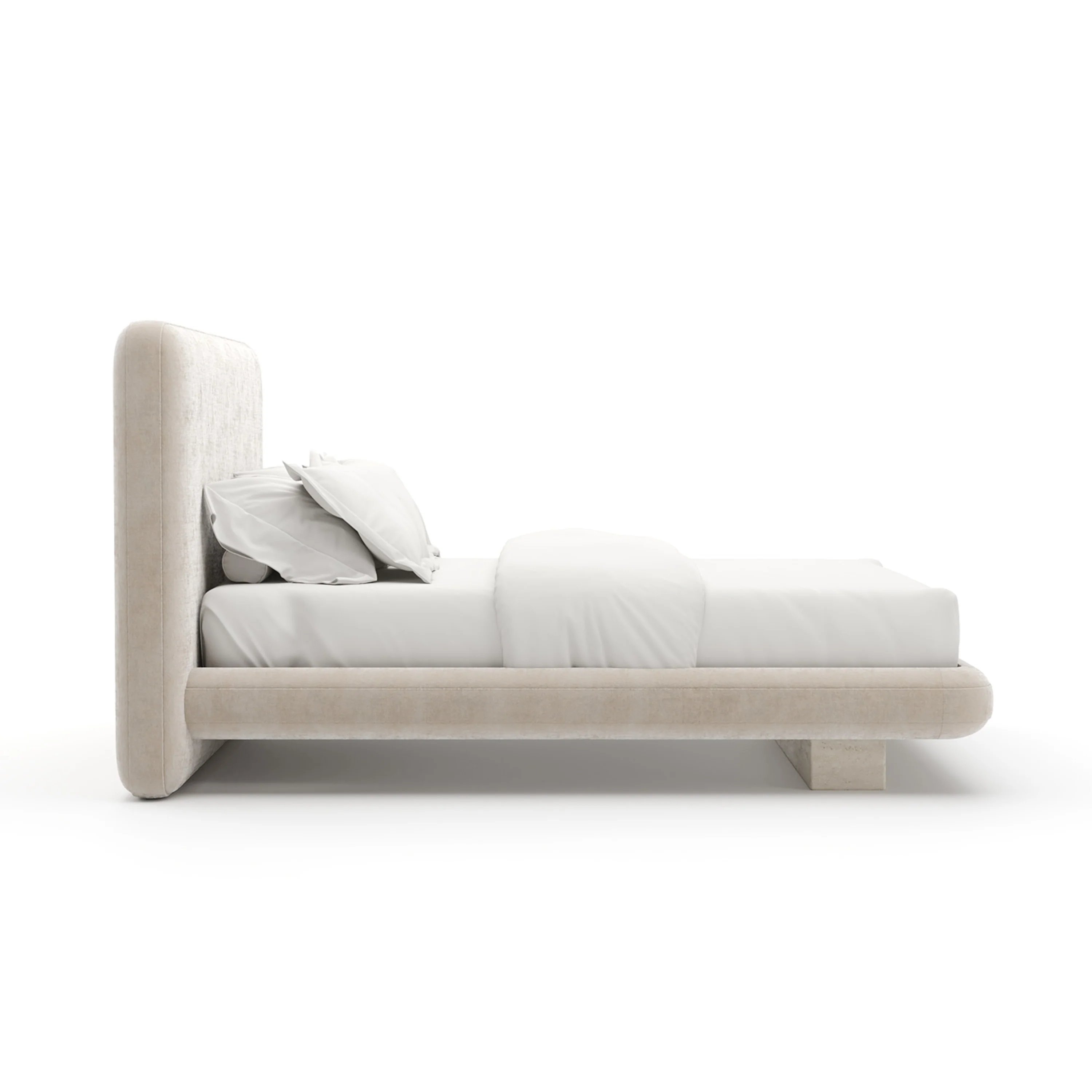 Overlap Uph Qn Bed Ivory - Image 4